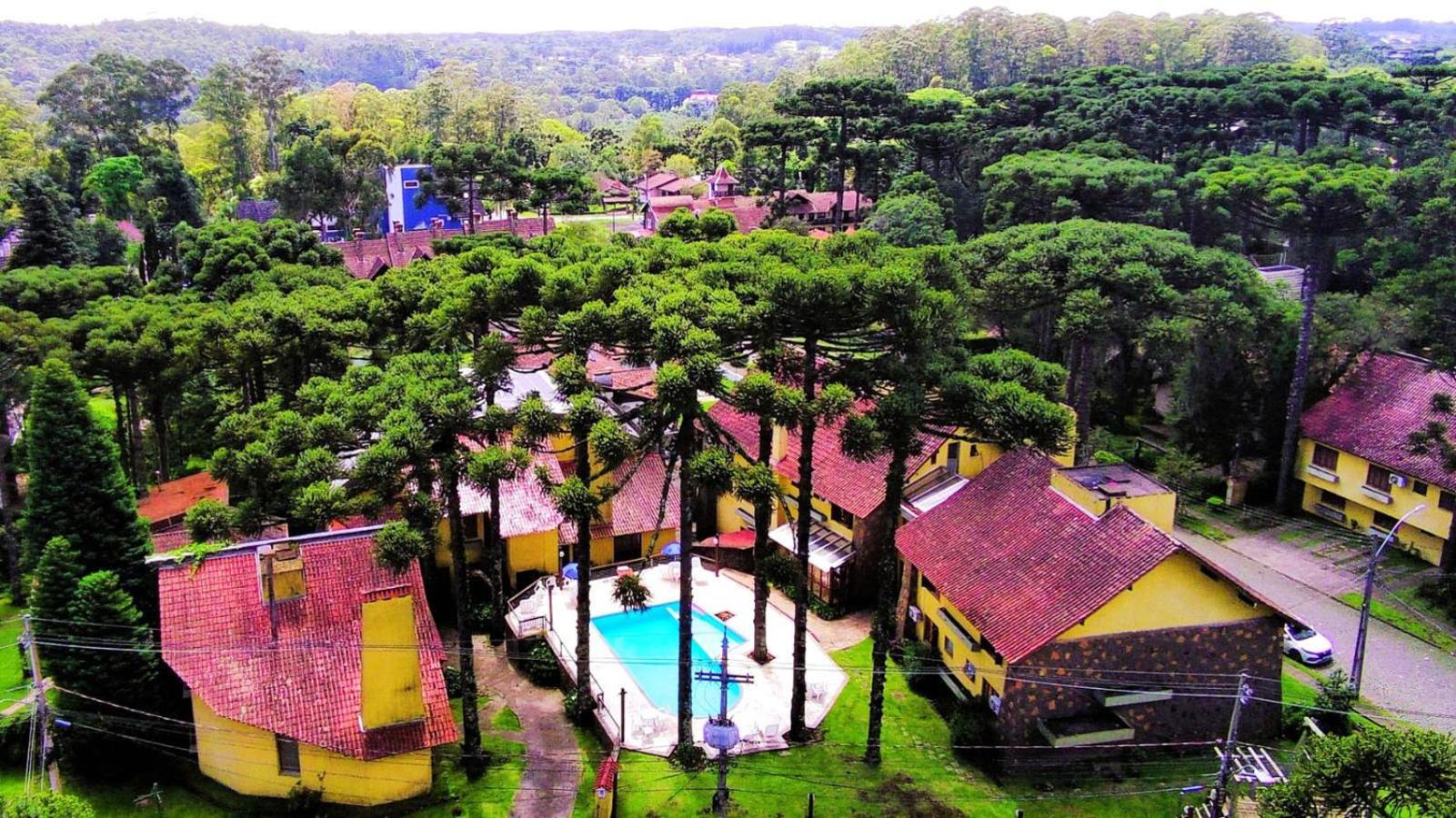 Estalagem Vila Suzana - Quadra De Beach Tennis Indoor Канела Экстерьер фото